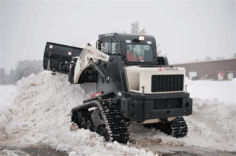 skid steer loader winter work